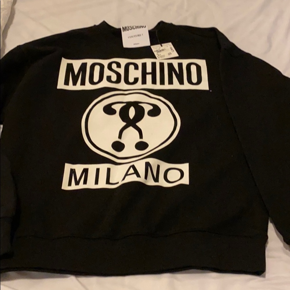 Moschino Sweatshirt Small Black